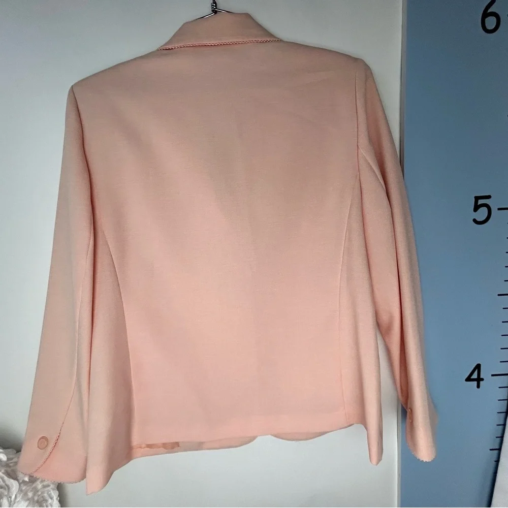 Alfred Dunner‎ Peach Pink Blazer 16